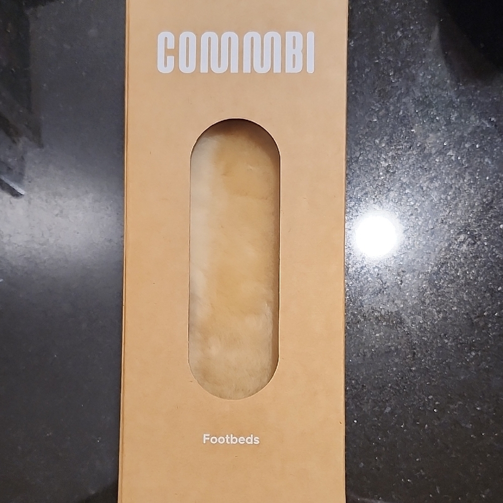 Commobi Footbeds insert - cream, sherling